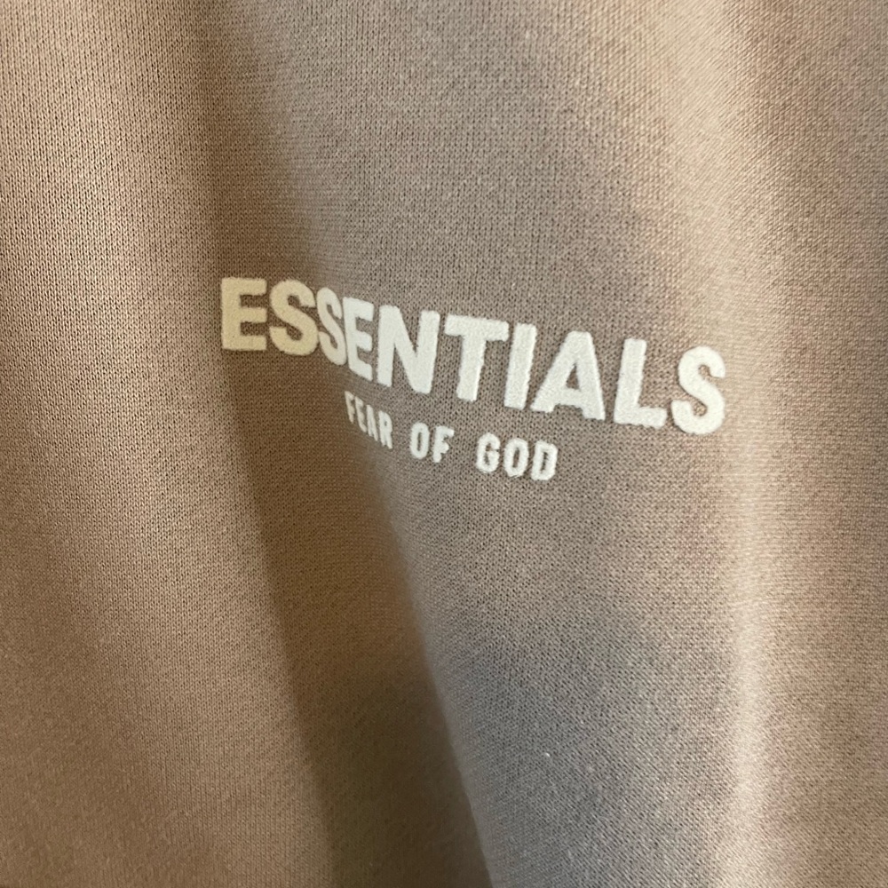 🔥NWT AUTHENTIC ESSENTIALS Fear of God Oak Hoodie - Size Medium - Picture 3 of 6